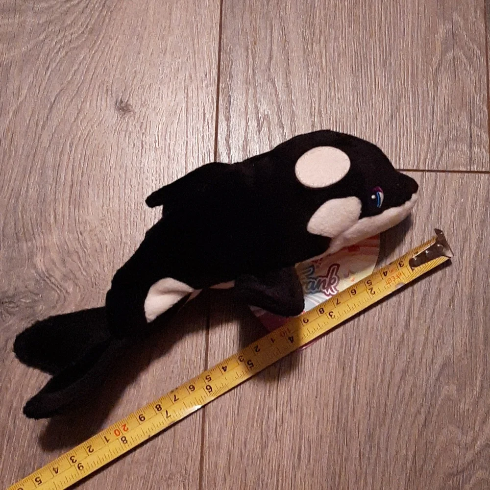 1998 Lisa frank max splash killer whale beanie baby - Picture 5 of 6